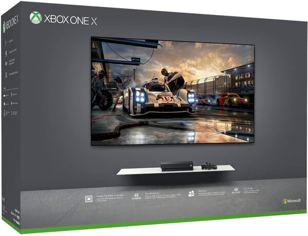 Console Xbox One X 1TB, 4K Gaming, Lecteur Blu Ray boite dos