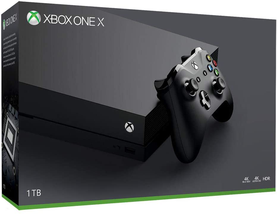 Console Xbox One X 1TB, 4K Gaming, Lecteur Blu Ray boite Console Xbox One X 1TB, 4K Gaming, Lecteur Blu Ray boite