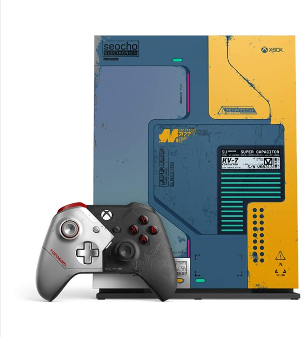 Pack Xbox One X Edition Limitée Cyberpunk 2077 face
