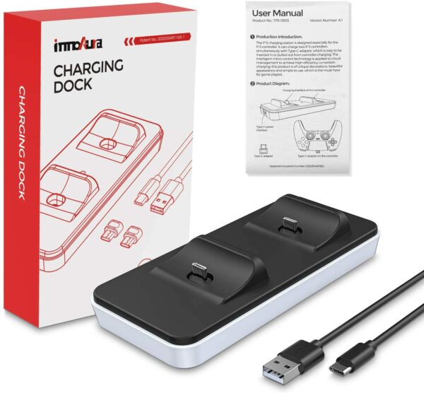 Station de Recharge Portable pour Contrôleur PS5 boite