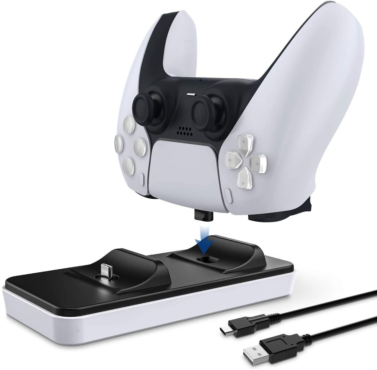 Station de Recharge Portable pour Contrôleur PS5 manette Station de Recharge Portable pour Contrôleur PS5 manette